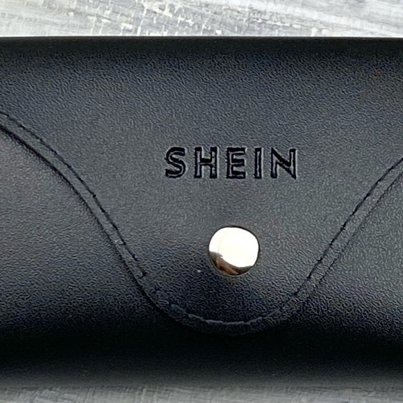 Sunglasses Case Shein Black Leather Hard Glasses Case - Picture 11 of 11